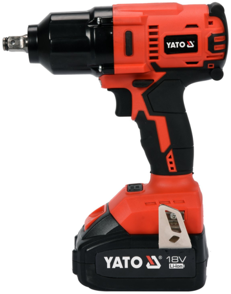 Аккумуляторный бесщеточный ударный гайковерт 18V, 1/2'', 700Nm, 3,0Аh, YATO 