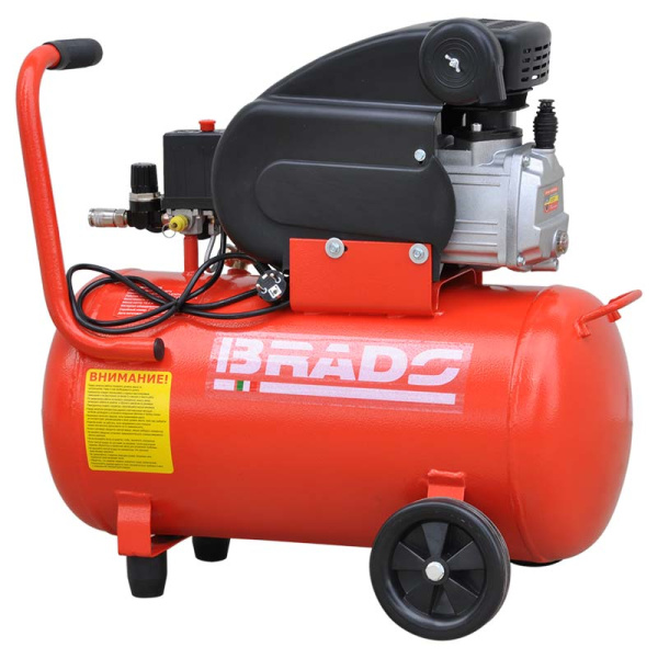 Воздушный компрессор BRADO AR50B (до 260 л/мин, 8 атм, 50 л, 230 В, 1.80 кВт)
