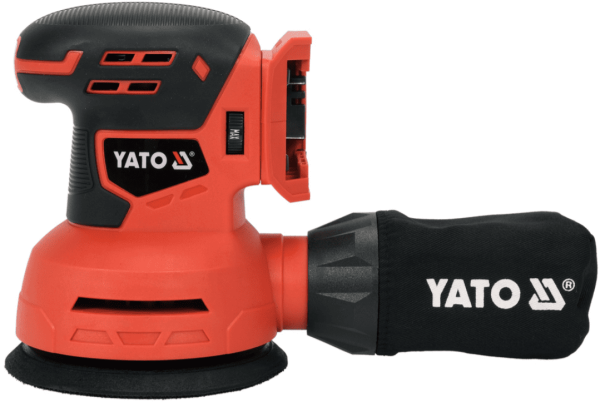 Аккумуляторная эксцентриковая шлифовальная машинка 18V 125 мм без АКБ YATO 