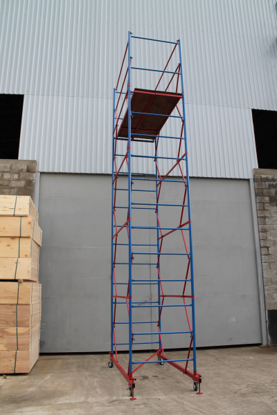 Вышка-тура ВС стальная 1+4 высота до помоста 6,2 м площадка 1,2x2 м