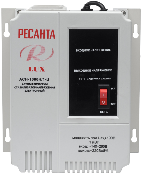 Стабилизатор АСН- 1 000 Н/1-Ц Ресанта Lux