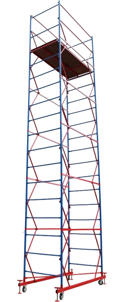 Вышка-тура ВСП стальная 1+5 высота до помоста 6,2 м площадка 1,0x2 м