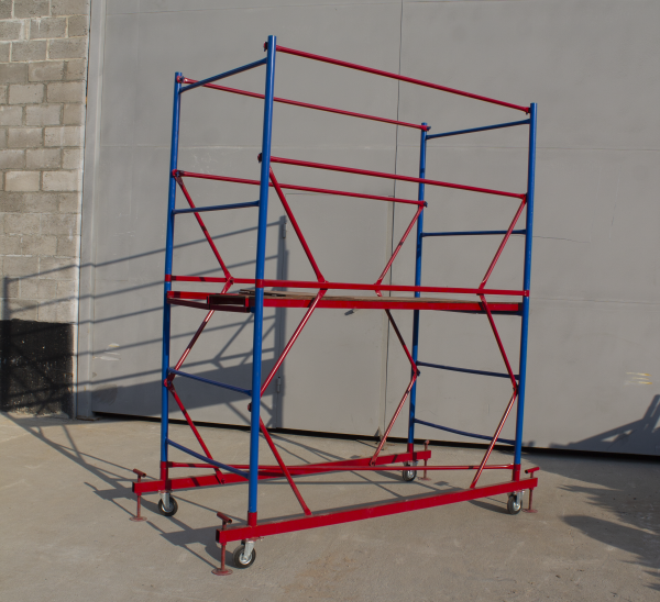 Вышка-тура ВСП стальная 1+1 высота до помоста 1,4 м площадка 1,0x2 м