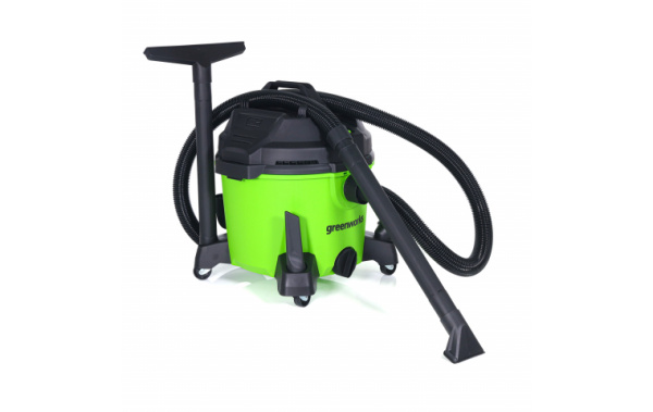 Строительный пылесос электрический Greenworks G120WDW 1300Вт
