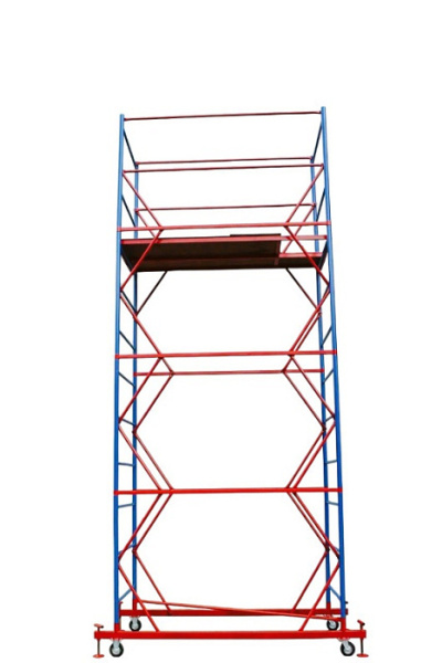 Вышка-тура ВСП стальная 1+3 высота до помоста 3,8 м площадка 1,0x2 м