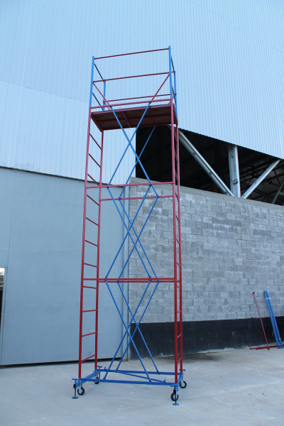 Вышка-тура ВС стальная 1+3 высота до помоста 5,05 м площадка 1,0x2 м