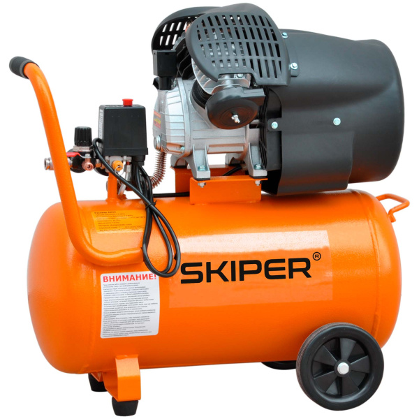 Воздушный компрессор SKIPER AR50V (до 440 л/мин, 8 атм, 50 л, 230 В, 2.2 кВт)