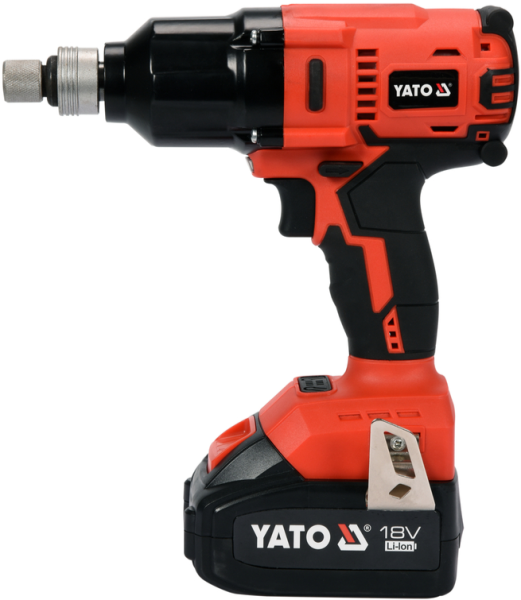 Аккумуляторный бесщеточный ударный гайковерт 18V, 1/2'', 700Nm, 3,0Аh, YATO 