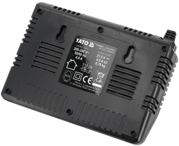 Двойное зарядное устройство 18V 4.5 A YATO 
