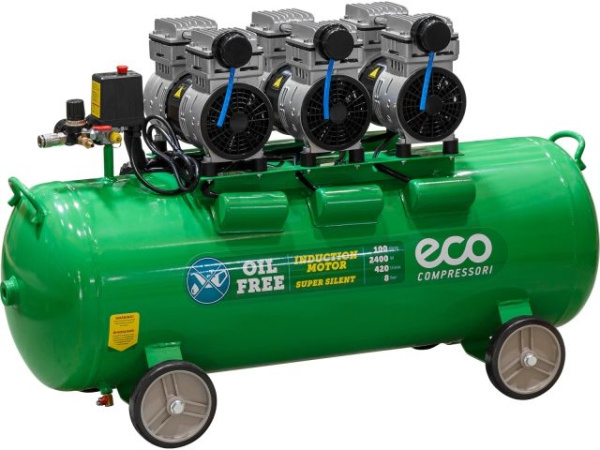 Компрессор ECO AE-100-OF1 безмасляный 